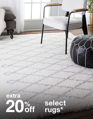 Extra 20% off Select Rugs*