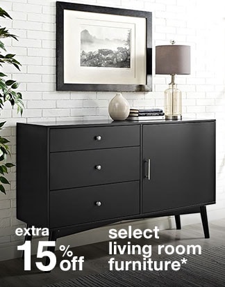 Extra 15% off Select Living Room Furniture*