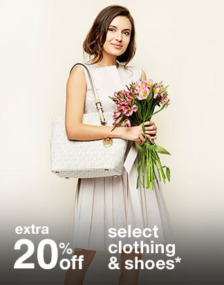 Extra 20% off Select Clothing & Shoes*