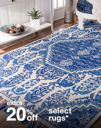 Extra 20% off Select Area Rugs*