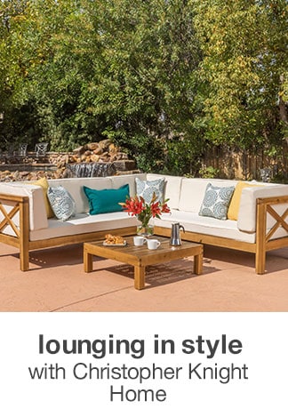 lounging in style with Christopher Knight furniture