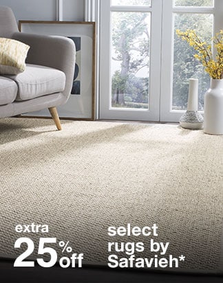 Extra 25% off Select Area Rugs by Safavieh*