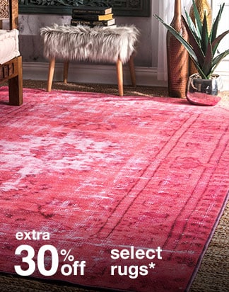 Extra 30% off Select Rugs*