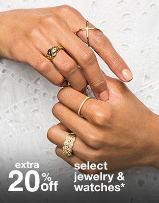 Extra 20% off Select Jewelry & Watches*