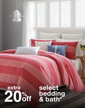 Extra 20% off Select Bedding & Bath*