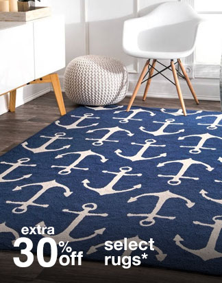 Extra 30% off Select Rugs*