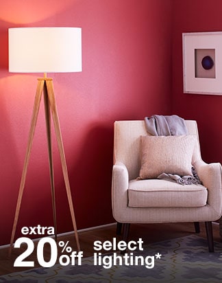 Extra 20% off Select Lighting*