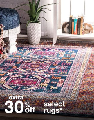 Extra 30% off Select Rugs*