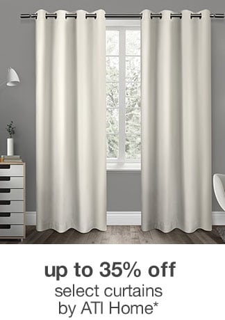 Up to 35% off Select curtains by ATI Home*