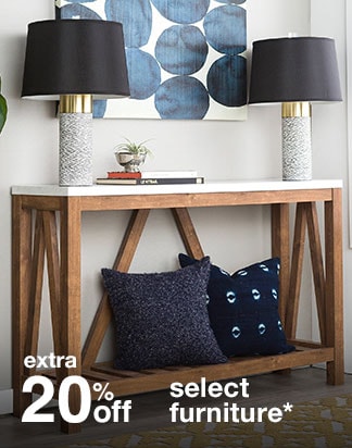 Extra 20% off Select Furniture*