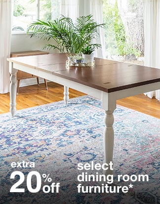 Extra 20% off Select Dining Room Furniture*