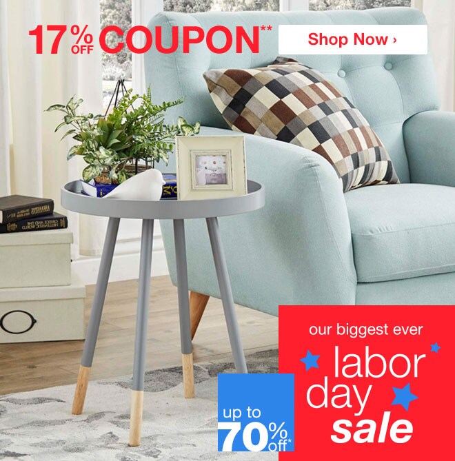 17% off Coupon** - Shop Now - our biggest ever labor day sale - up to 70% off*