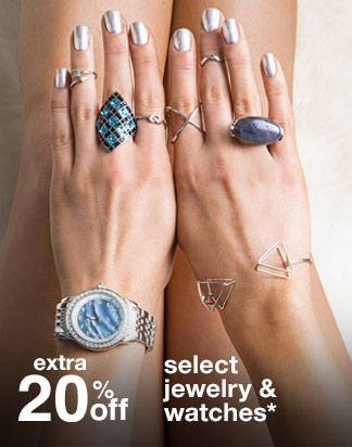 Extra 20% off Select Jewelry & Watches*
