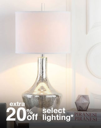 Extra 20% off Select Lighting*