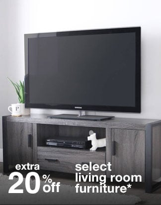 Extra 20% off Select Living Room Furniture*