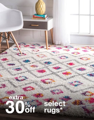 Extra 30% off Select Rugs*