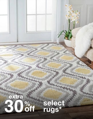 Extra 30% off Select Rugs*
