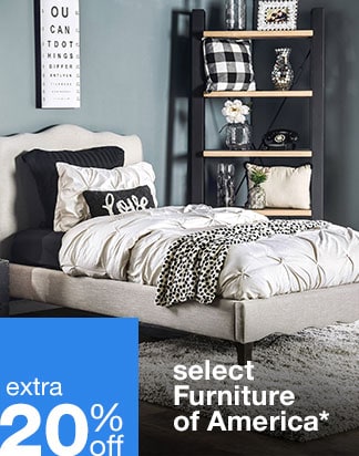 Extra 20% off Select Furniture by Furniture of America*