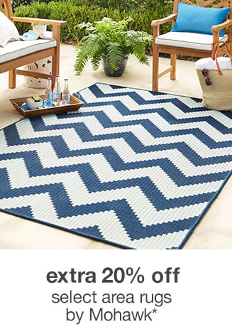 Extra 20% off Select Area Rugs by Mohawk*