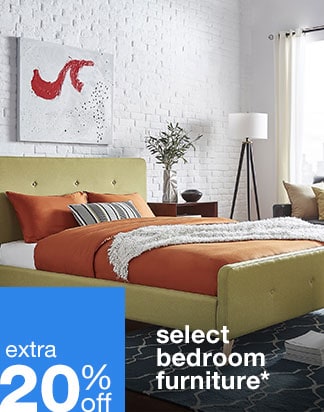 Extra 20% off Select Bedroom Furniture*