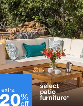 Extra 20% off Select Patio Furniture*