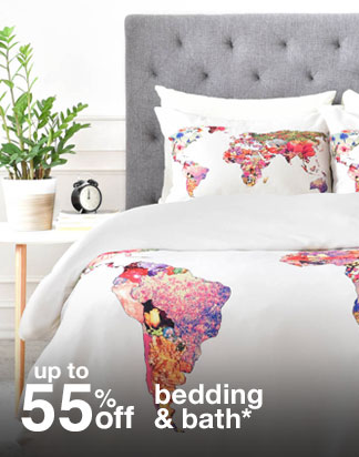 Up to 55% off Bedding & Bath*