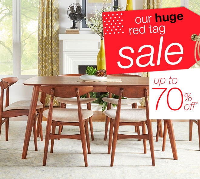our huge red tag sale - up to 70% off*