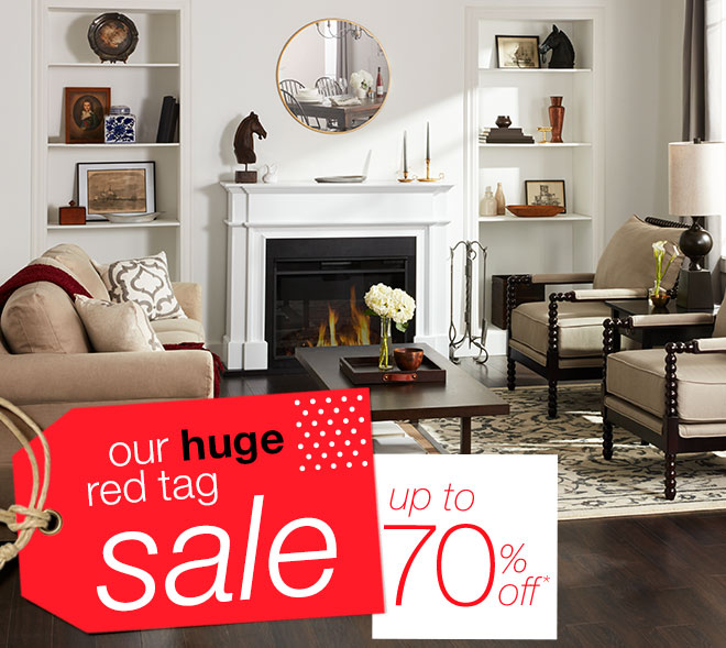 our huge red tag sale - up to 70% off*