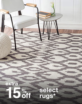 Extra 15% off Select Area Rugs*