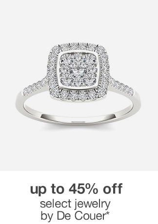 Up to 45% off Select Jewelry by De Couer*