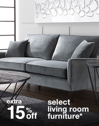 Extra 15% off Select Living Room Furniture*