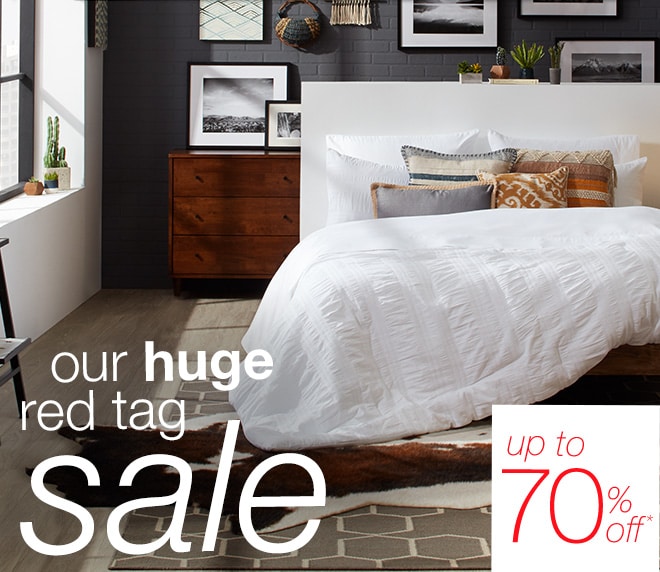 our huge red tag sale - up to 70% off*