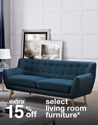 Extra 15% off Select Living Room Furniture*