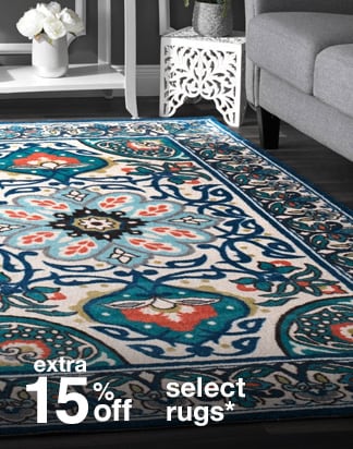 Extra 15% off Select Area Rugs*