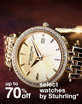 Up to 70% off Select Watches by Stuhrling*