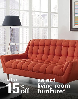 Extra 15% off Select Living Room Furniture*