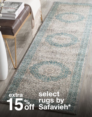 Extra 15% off Select Area Rugs by Safavieh* 