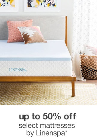 Up to 50% off Select Mattresses by Linenspa* 