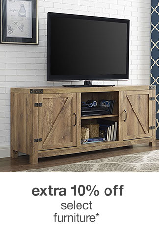 Extra 10% off Select Furniture* 