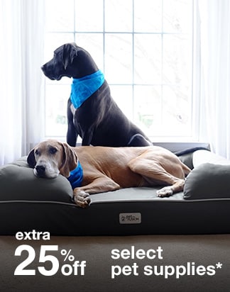 Extra 25% off Select Pet Supplies*