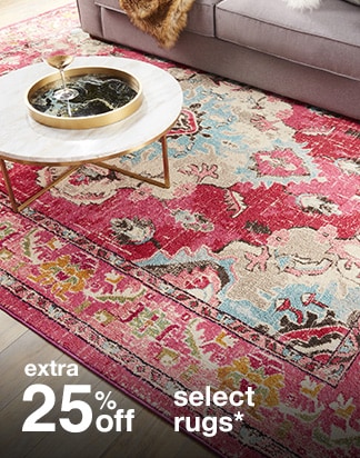 Extra 25% off Select Rugs*