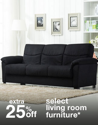Extra 25% off Select Living Room Furniture*