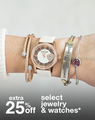 Extra 25% off Select Jewelry & Watches*