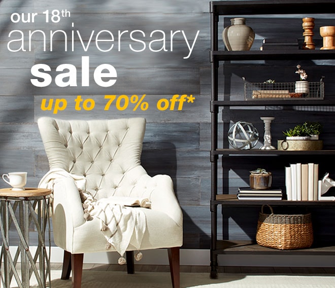 our 18th anniversary sale - up to 70% off*