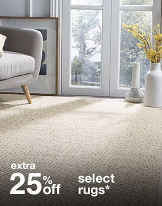 Extra 25% off Select Rugs*