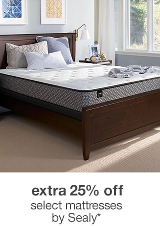 Extra 25% off Select Mattresses by Sealy*