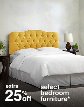 Extra 25% off Select Bedroom Furniture*