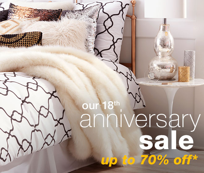 our 18th anniversary sale - up to 70% off*