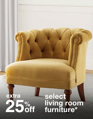 Extra 25% off Select Living Room Furniture*