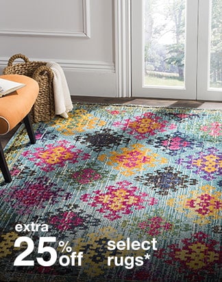 Extra 25% off Select Rugs*